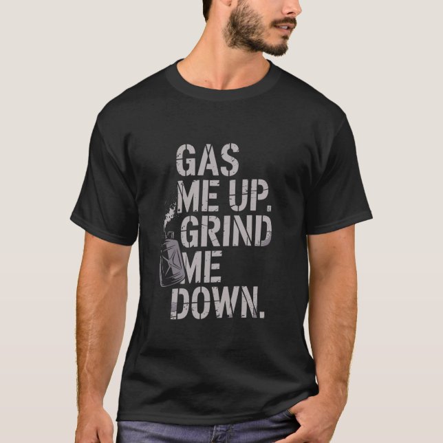 Welding Apprentice Blue Collar Training Sparks Fly T-Shirt (Front)