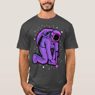 Welding Astronaut Cosmonauts Space Moon Planets T-Shirt