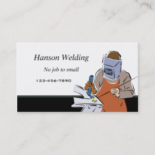 Welding business card