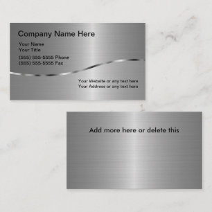 Welding Business Double Sided Business Card New