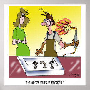 Welding Cartoon 6139 Poster