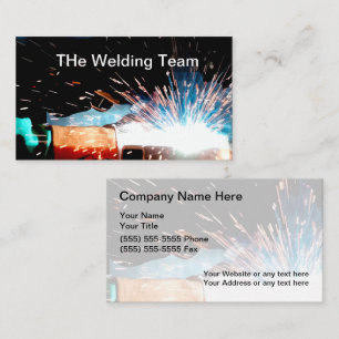 Welding Construction Business Card