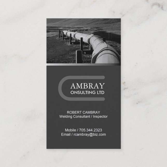 Welding Consultant Business Card (Front)