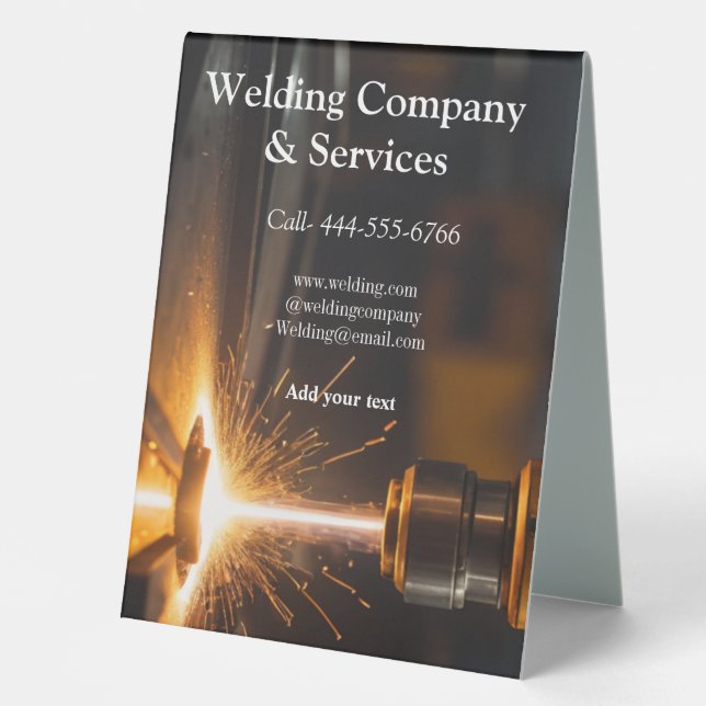 Welding contract construction add name contact no (Front)