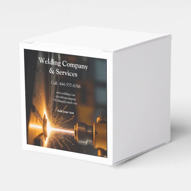 Welding contract construction add name contact no favour box (Front Side)