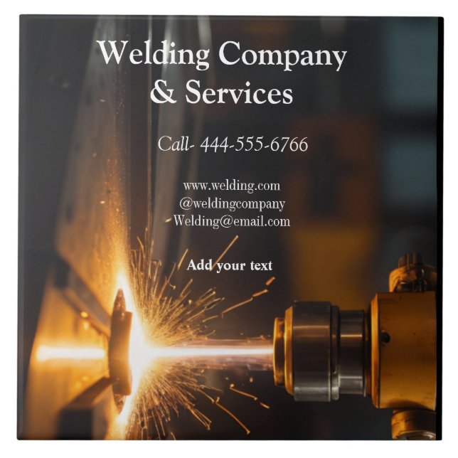 Welding contract construction add name contact no tile (Front)