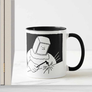 Welding & Fabrication Cartoon Design Mug