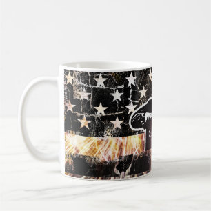 Welding Flag Sparks and Flames Coffee Mug