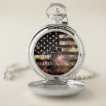 Welding Flag Sparks and Flames Pocket Watch<br><div class="desc">Welding Flag Sparks and Flames</div>