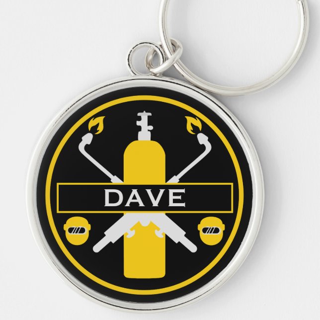 Welding Humour Gift Key Ring (Front)