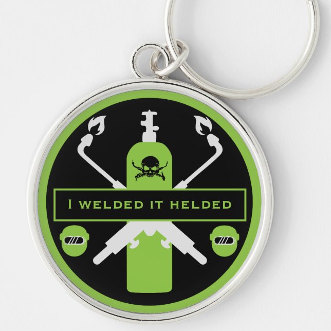 Welding Humour Gift Key Ring (Front)