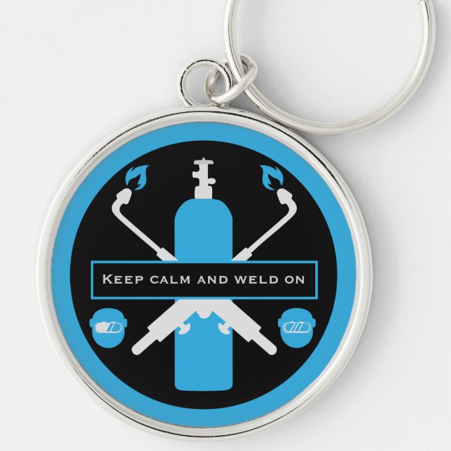 Welding Humour Gift Key Ring (Front)