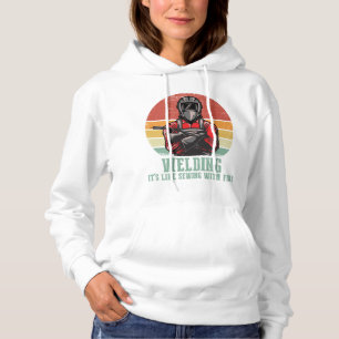 Welding It's Like Sewing with Fire Funny Welder, Hoodie