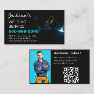 Welding Metal Fabrication Welder Business Card