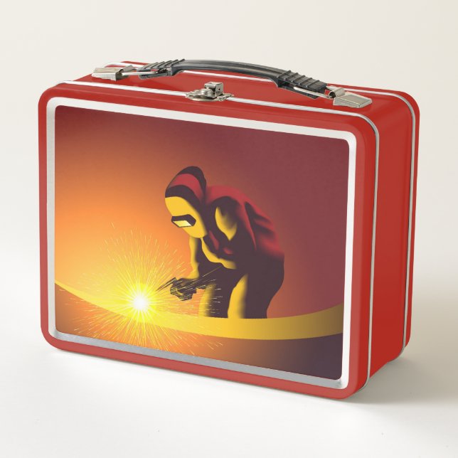Welding Metal Lunch Box (Front)