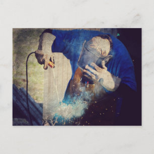 Welding Postcard
