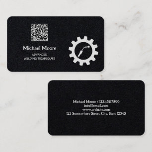 Welding Premium Custom QR Code Business Card