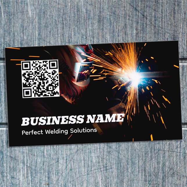 Welding QR Business Card (Welding QR Business Cards)