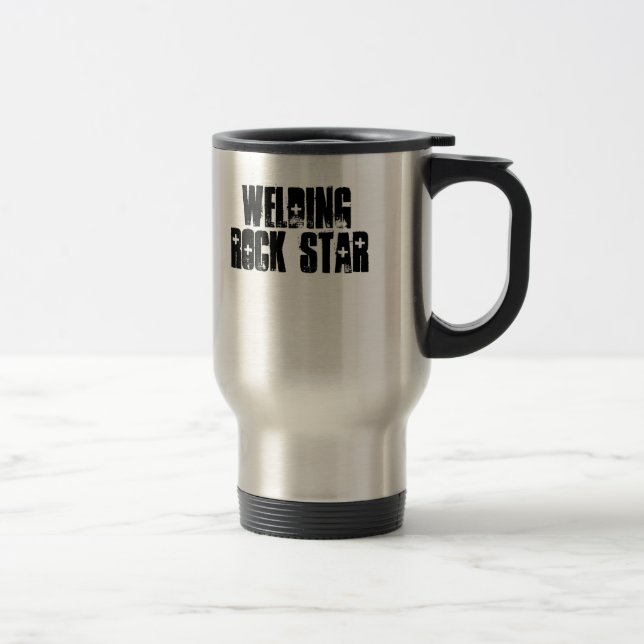 Welding Rock Star Travel Mug (Right)