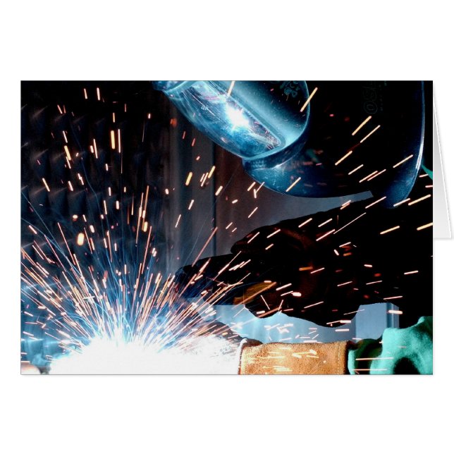 Welding Sparks (Front Horizontal)