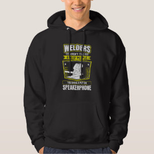 Welding Speakerphone Welder Hoodie