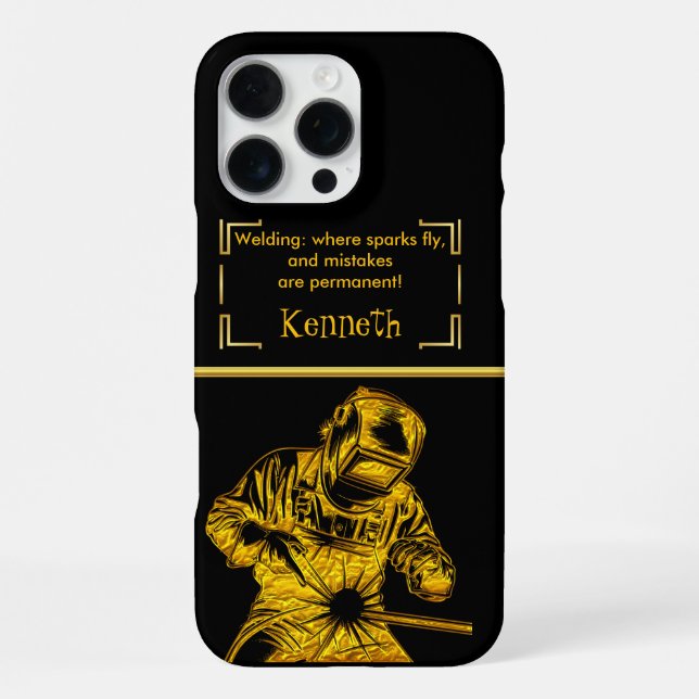 Welding the Future iPhone Case (Back)