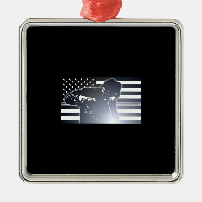 Welding: The Thin Metal Line Flag Tree Decoration (Front)