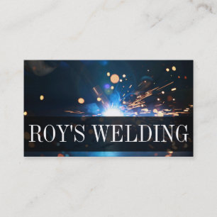 Welding Welder Construction Business Card