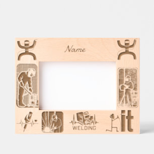 WELDING WELDER custom gifts Etched Frames