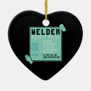 Welding - Welder Hourly Rates Ceramic Tree Decoration