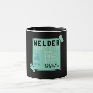 Welding - Welder Hourly Rates Mug