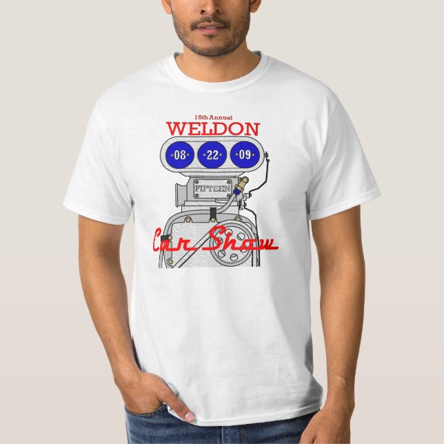 Weldon Car Show Value T-Shirt (Front)