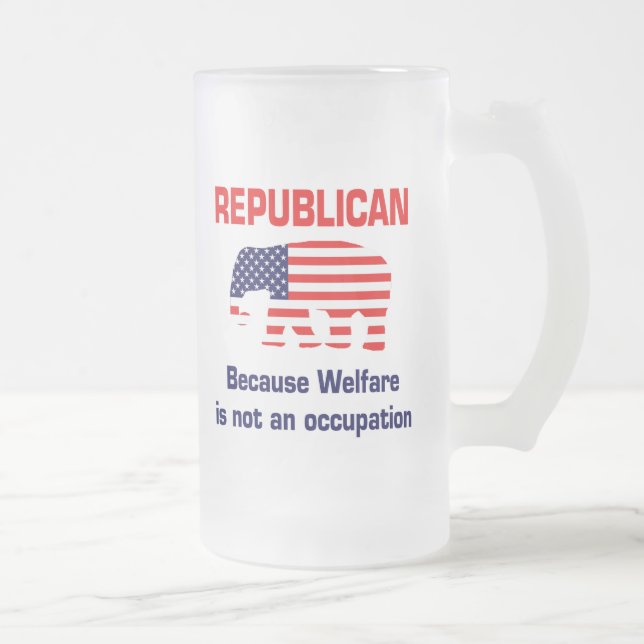 Welfare is not an occupation mug (Right)