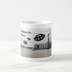 Welkom in Temse UFO’s welcome you to Temse Coffee Mug