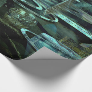 WelkPort Modern Architect City Elegant Wrapping Paper