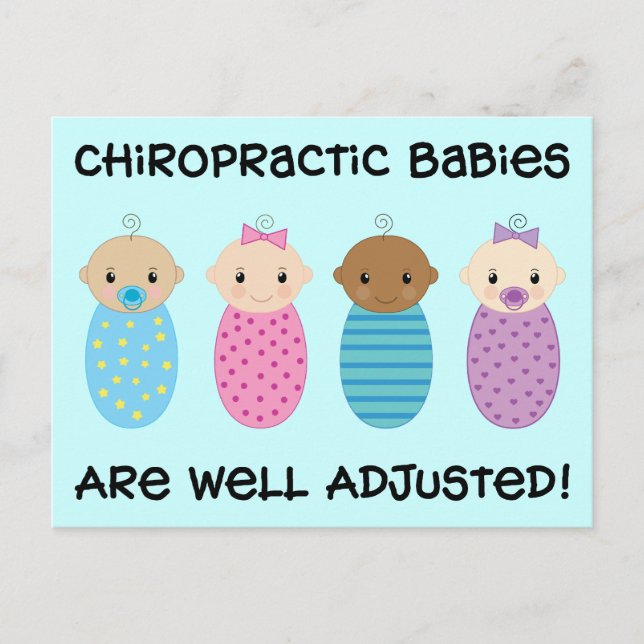 Well Adjusted Babies Postcards (Front)