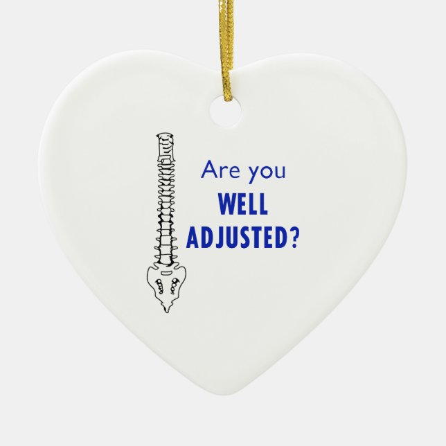 WELL ADJUSTED CERAMIC TREE DECORATION (Front)