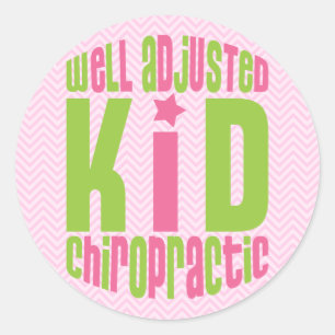 Well Adjusted Chiropractic Kid Stickers