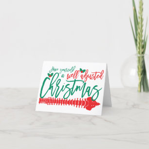 Well Adjusted Christmas Chiropractic Holiday Card