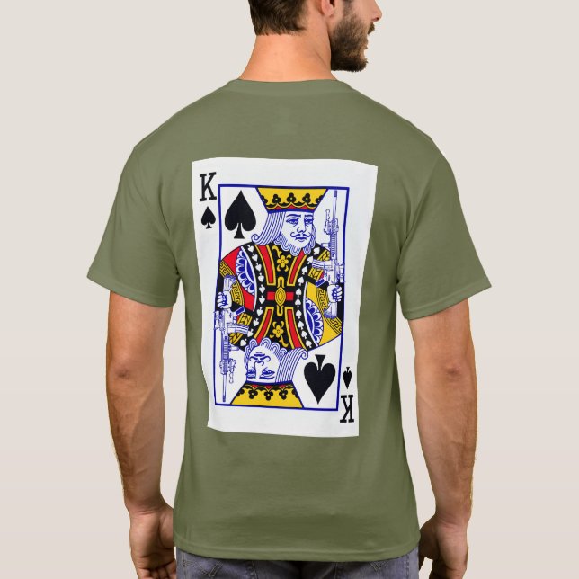 Well Armed King - No Text T-Shirt (Back)
