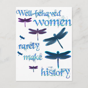 Well-behaved Dragonflies Postcard
