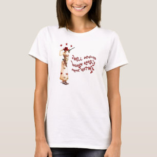 Well Behaved Gypsy Rebel Cowgirl T-Shirt