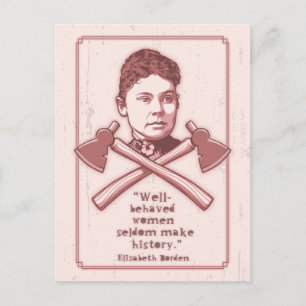 Well Behaved Lizzie 417 Postcard