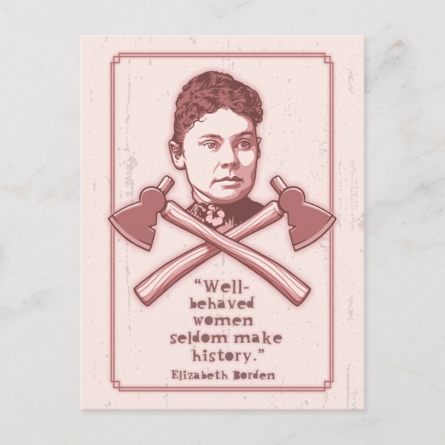 Well Behaved Lizzie 417 Postcard (Front)