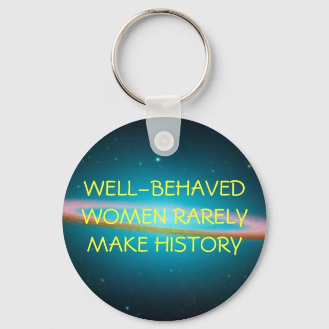 WELL-BEHAVED WOMEN - keychain (Front)