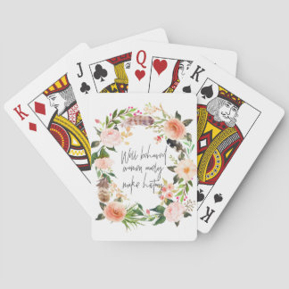 Well Behaved Women Playing Cards