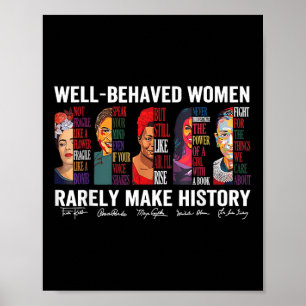 Well Behaved Women Rarely Make History  Poster