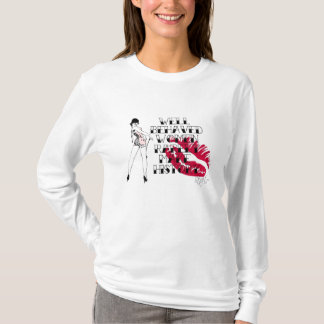 WELL BEHAVED WOMEN VINTAGE PINUP QUOTE T-Shirt