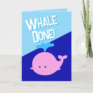 Well Done Card, Achievement Congratulatory Card