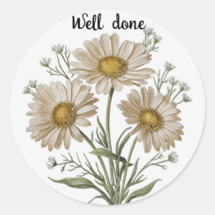 Well Done  Classic Round Sticker